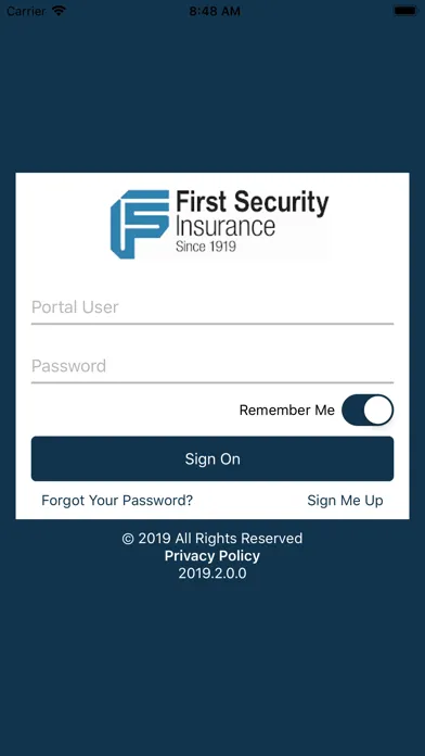 Screenshot di First Security Online