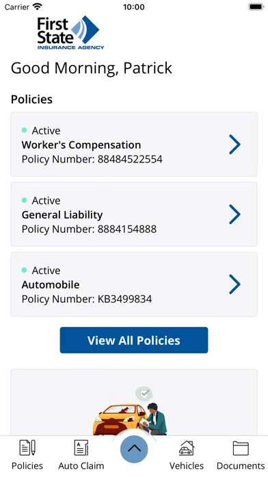 Tangkapan skrin First State Insurance
