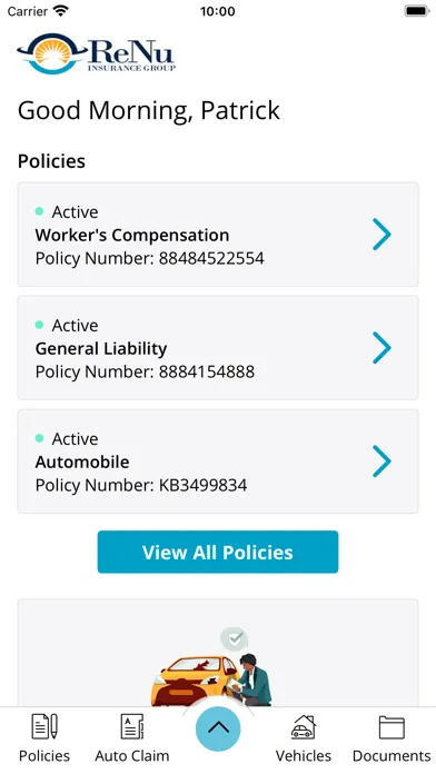 Screenshot di ReNu Insurance Group Online