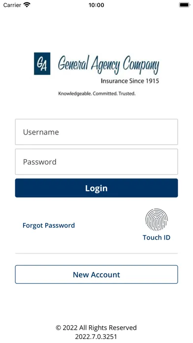 Capturas de pantalla de General Agency Online