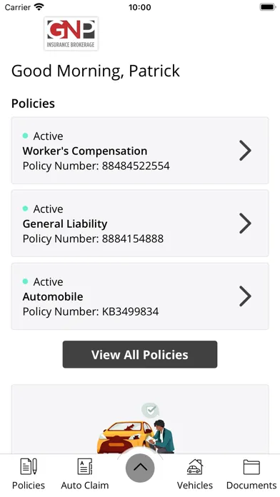Screenshot di GNP Insurance Brokerage Online