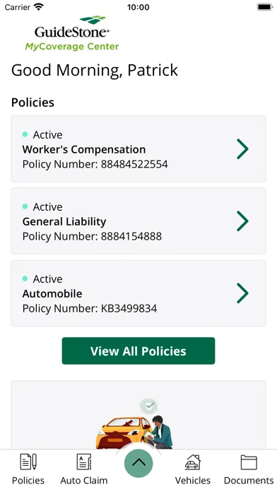 GuideStone MyCoverage Center 스크린샷