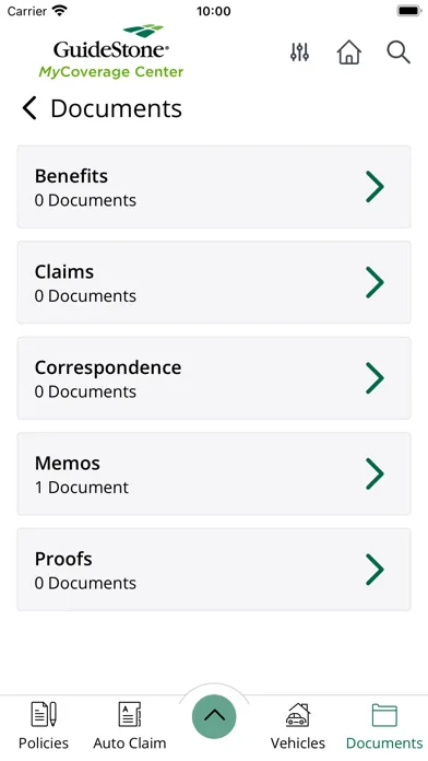 GuideStone MyCoverage Center 스크린샷