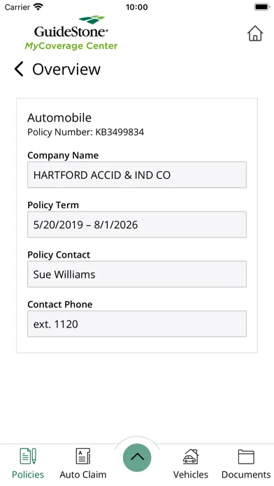 GuideStone MyCoverage Center 스크린샷