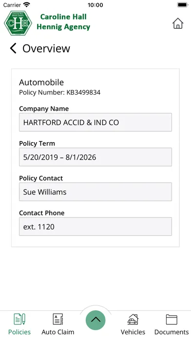 Caroline Hall Hennig Agency Screenshots