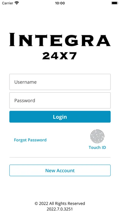 Ảnh chụp màn hình của Integra 24x7
