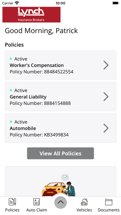 Screenshot di Lynch Insurance Brokers Online