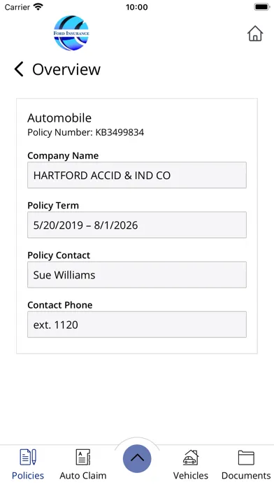 Ford Insurance Online Screenshots