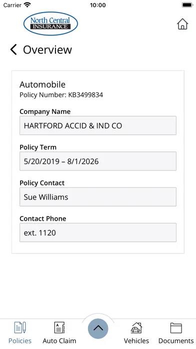 North Central Insurance Screenshots