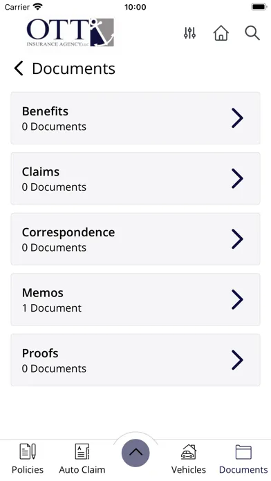 Capturas de tela do Ott Insurance Agency