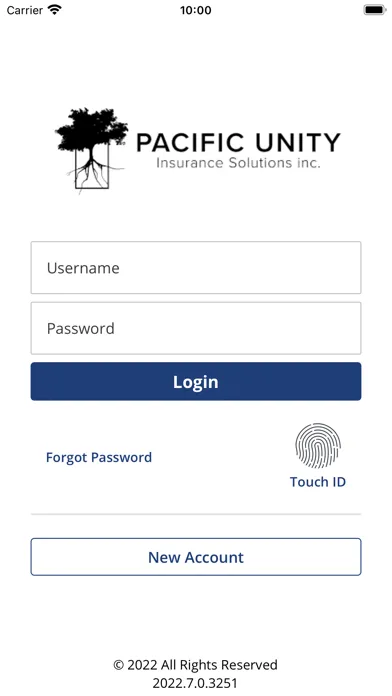 Pacific Unity Insurance Online Screenshots