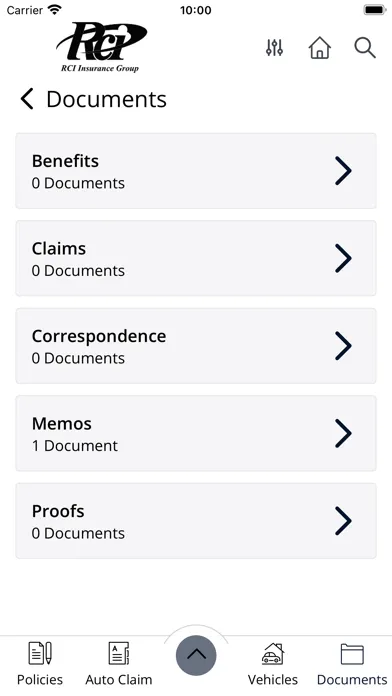 RCI Insurance Screenshots