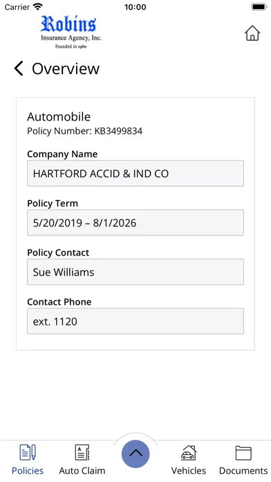 Robins Insurance Agency应用截图
