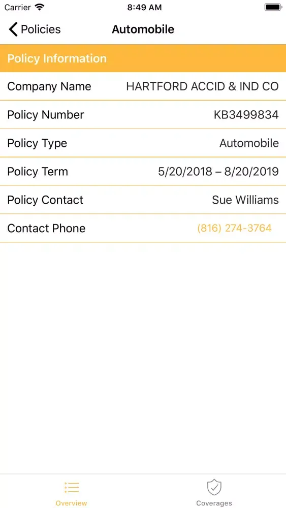 Two Rivers Insurance Online Screenshots