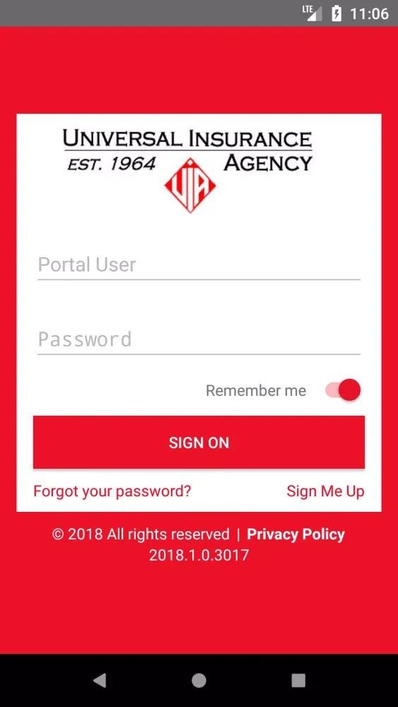 Universal Insurance Online Screenshots