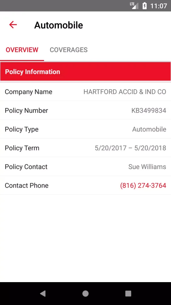 Universal Insurance Online Screenshots