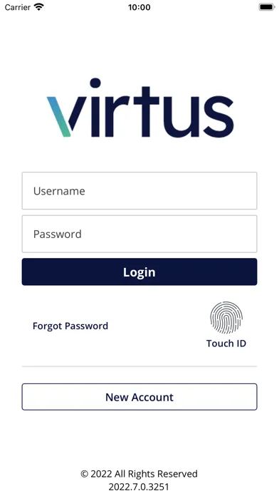 ภาพหน้าจอของ Virtus Client Connect