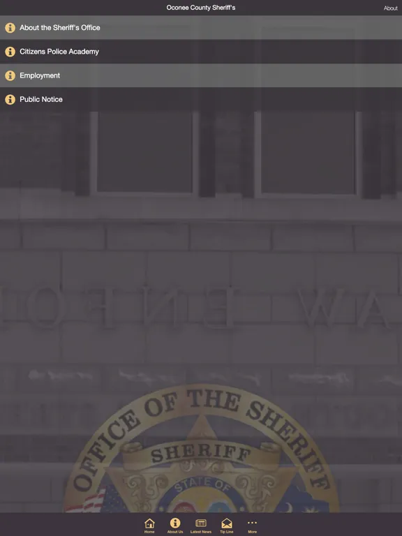 Oconee County Sheriff's iPad 應用截圖