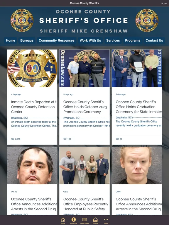 Oconee County Sheriff's iPad 應用截圖