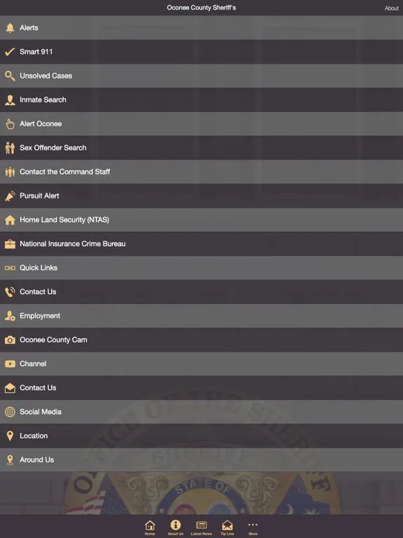 Oconee County Sheriff's iPad 應用截圖
