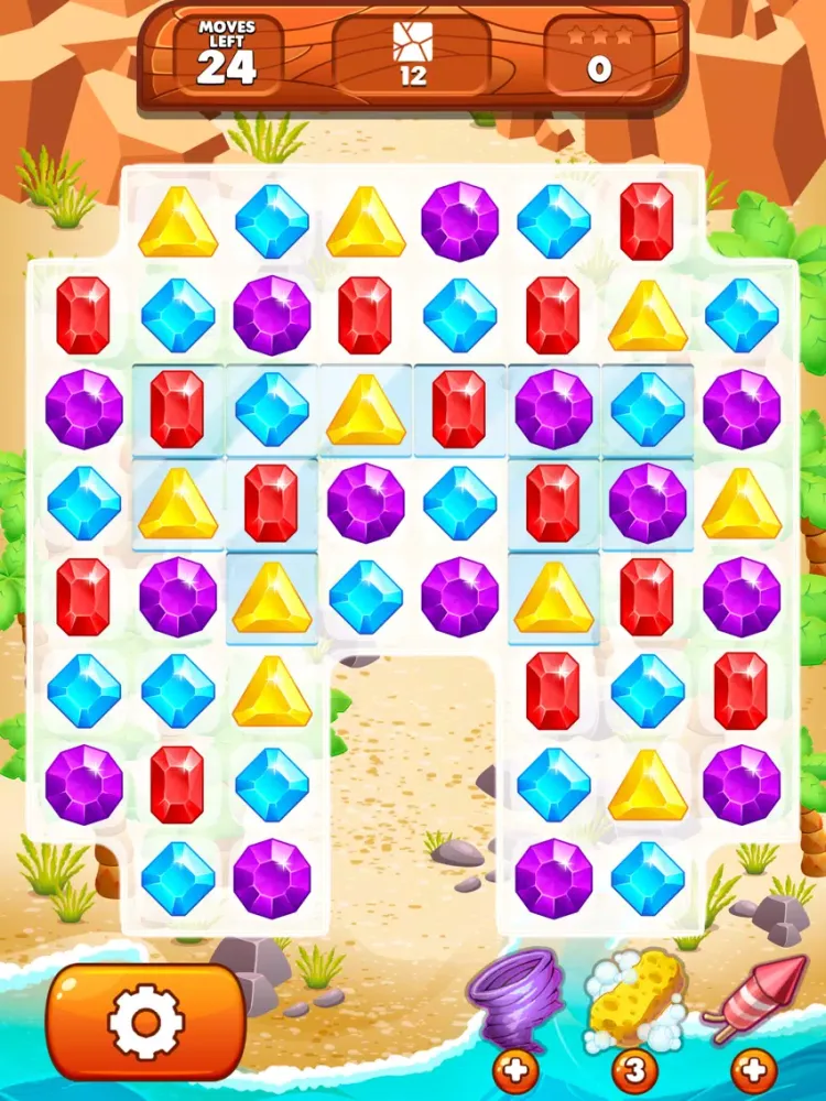 Island Adventure: Match-3 Game iPad  Screenshots
