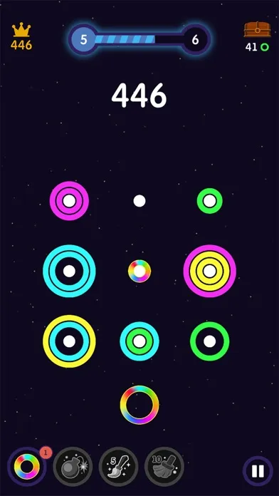 Pop Rings: Color Puzzle Game Screenshots