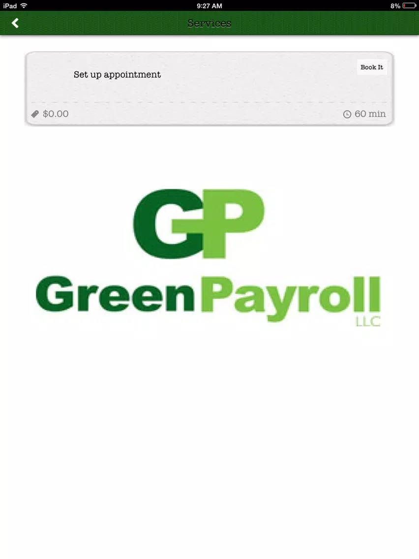 Green Payroll Inc. iPad  Screenshots