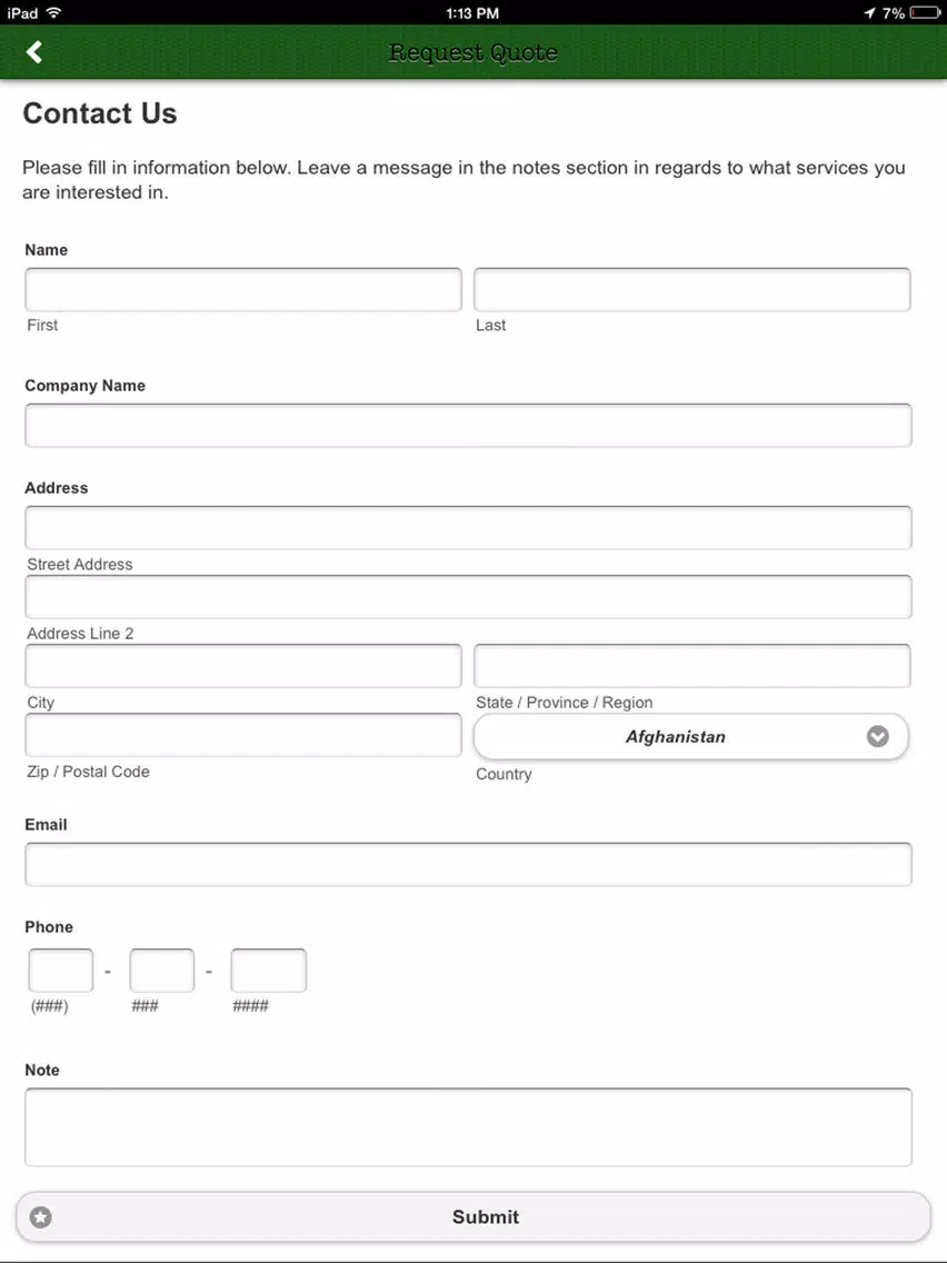 Green Payroll Inc. iPad  Screenshots