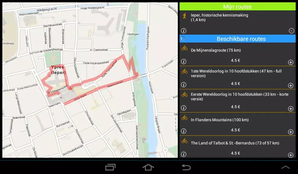 Capturas de tela do Bikingbox