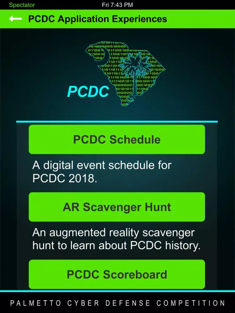 PCDC 2018 iPad  Screenshots