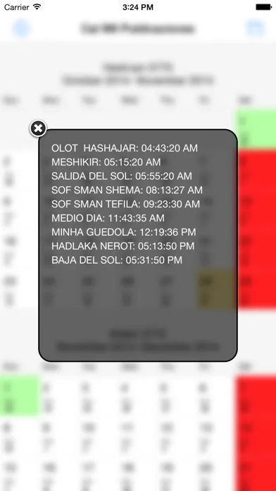 Tangkapan skrin Cal. IMI