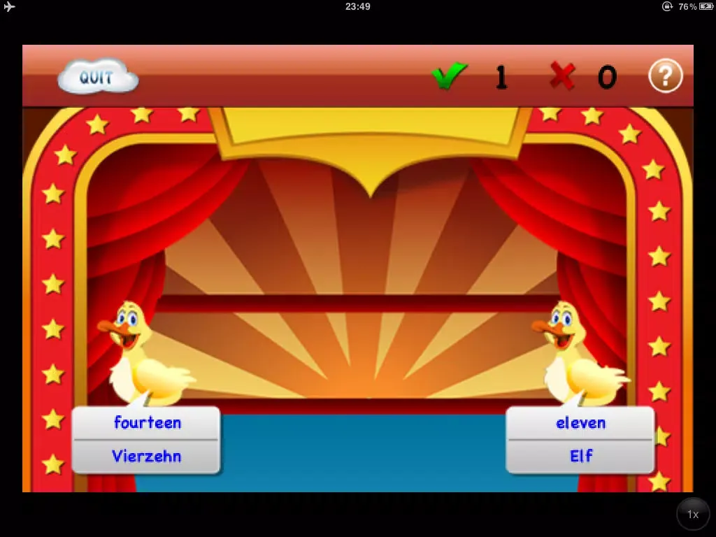 Learn German - Pronunciation, Dictionary, Flash-Cards & Fun Language Study Games To Improve & Test Your German Vocabulary iPad  Screenshots
