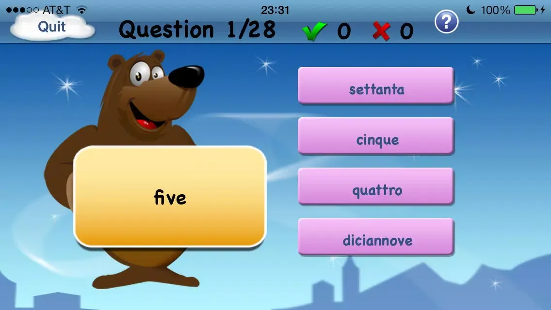 Learn Italian - Pronunciation, Dictionary, Flash-Cards & Fun Language Study Games To Improve & Test Your Italian Vocabulary Screenshots