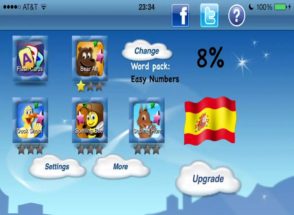 Learn Spanish - Pronunciation, Dictionary, Flash-Cards & Fun Language Study Games To Improve & Test Your Spanish Vocabulary iPad  Screenshots