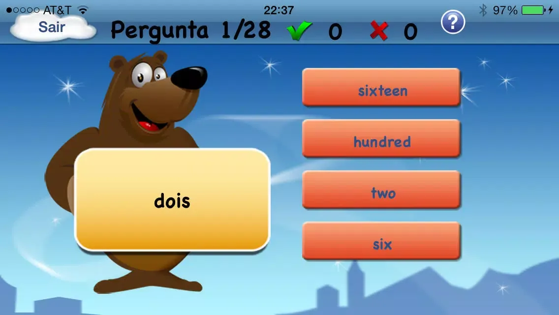 ภาพหน้าจอของ Aprender Inglês Agora - Learn English & American Vocabulary from Portuguese Words
