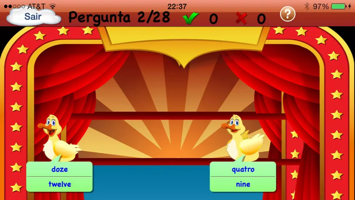 ภาพหน้าจอของ Aprender Inglês Agora - Learn English & American Vocabulary from Portuguese Words