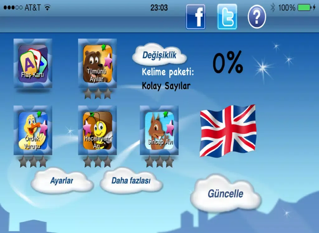 Ảnh chụp màn hình của Ingilizce öğren - Learn English & American Vocabulary from Turkish Words iPad 
