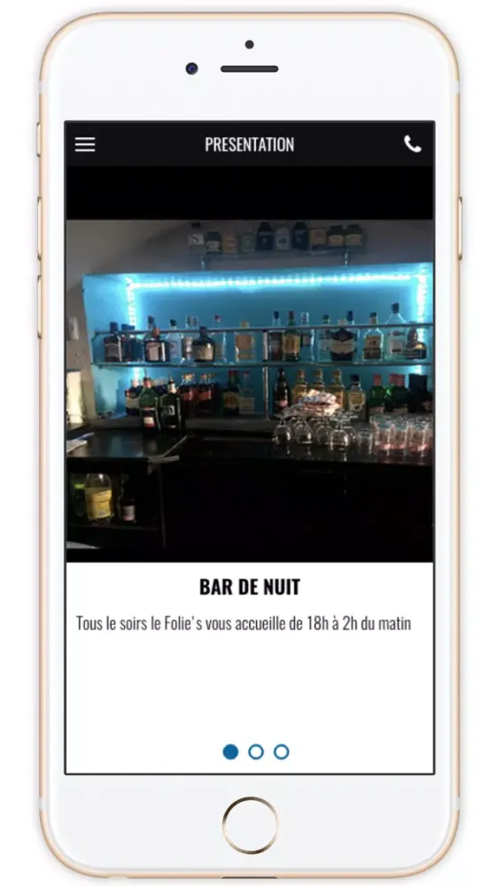 Ảnh chụp màn hình của Le Folie's Ajaccio