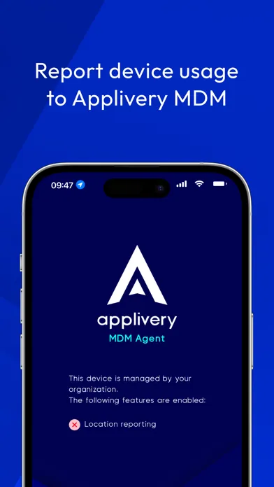 Screenshot di Applivery MDM Agent
