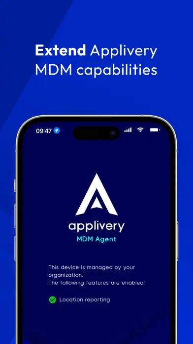 Screenshot di Applivery MDM Agent