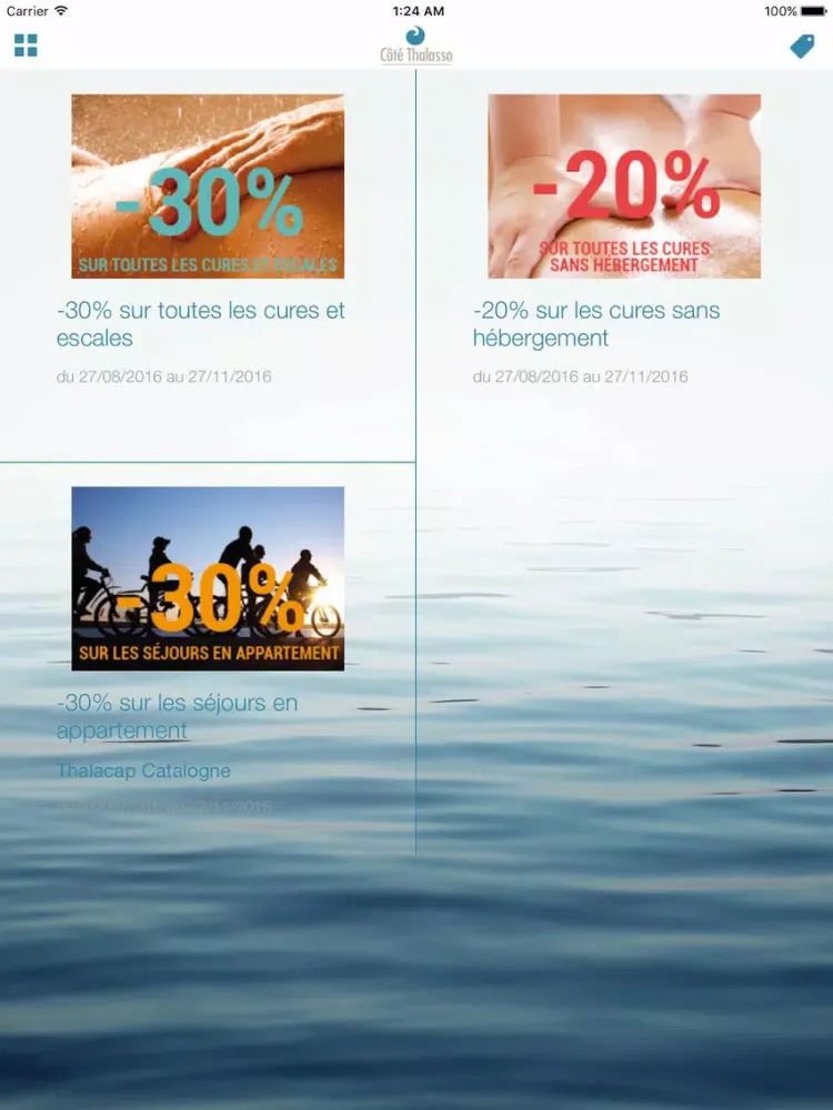 Côté Thalasso iPad 应用截图
