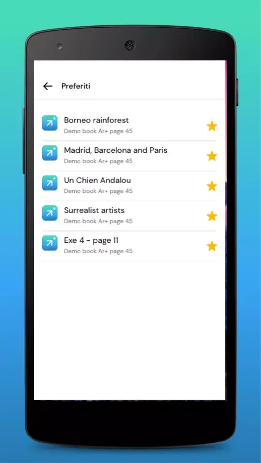 Capturas de tela do AR+ app