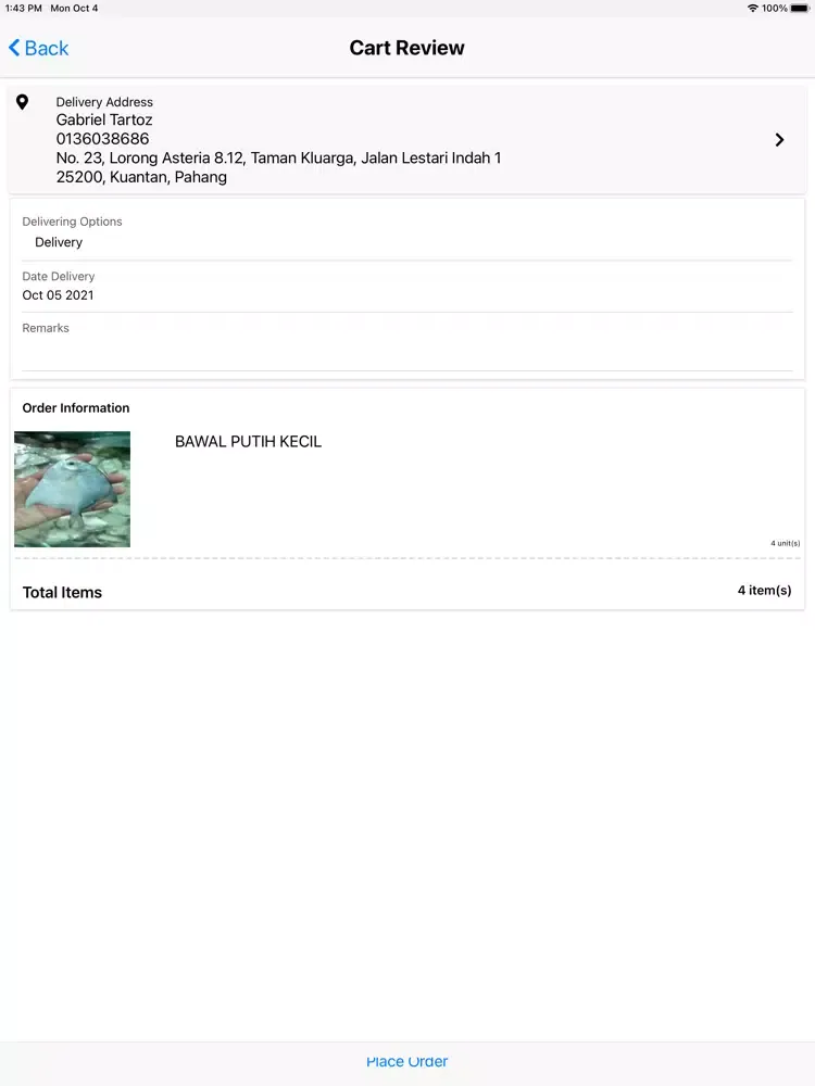 ABBA Fresh Market iPad  Ekran Görüntüleri