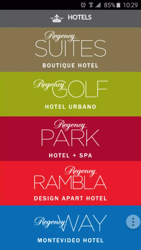 Capturas de pantalla de Regency Hotels