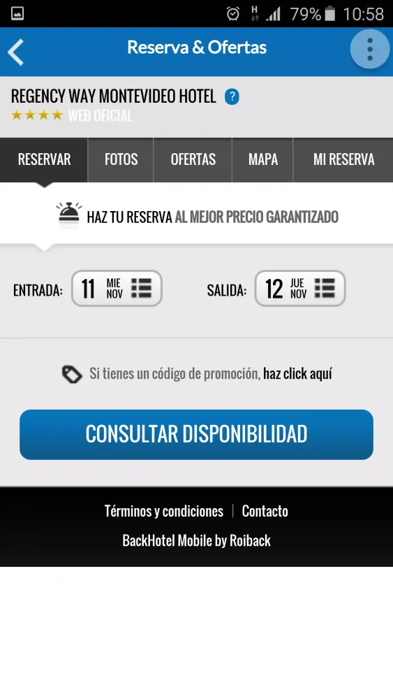 Capturas de pantalla de Regency Hotels