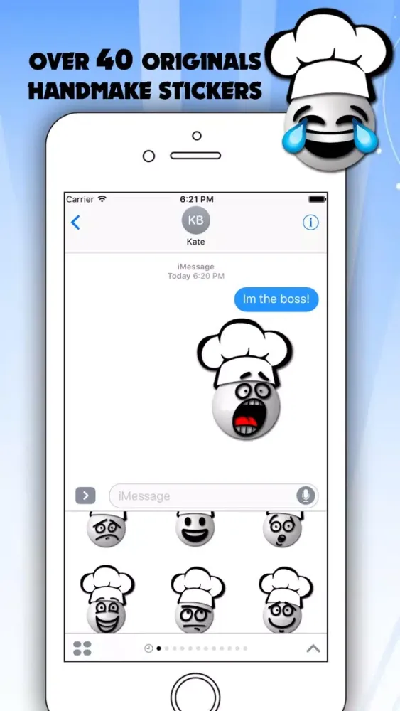 Ảnh chụp màn hình của Chef Emoticons