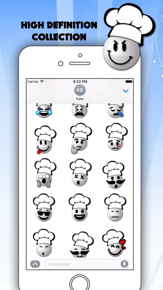 Ảnh chụp màn hình của Chef Emoticons