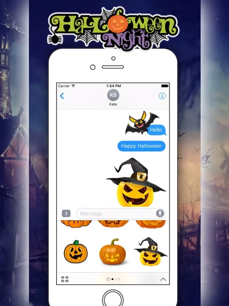 Zrzuty ekranu Halloween Best Stickers iPad 