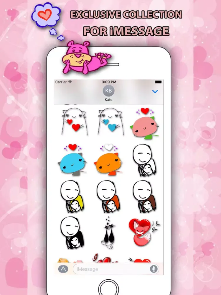 Ảnh chụp màn hình của Love Best Stickers iPad 