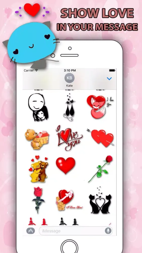 Ảnh chụp màn hình của Love Best Stickers